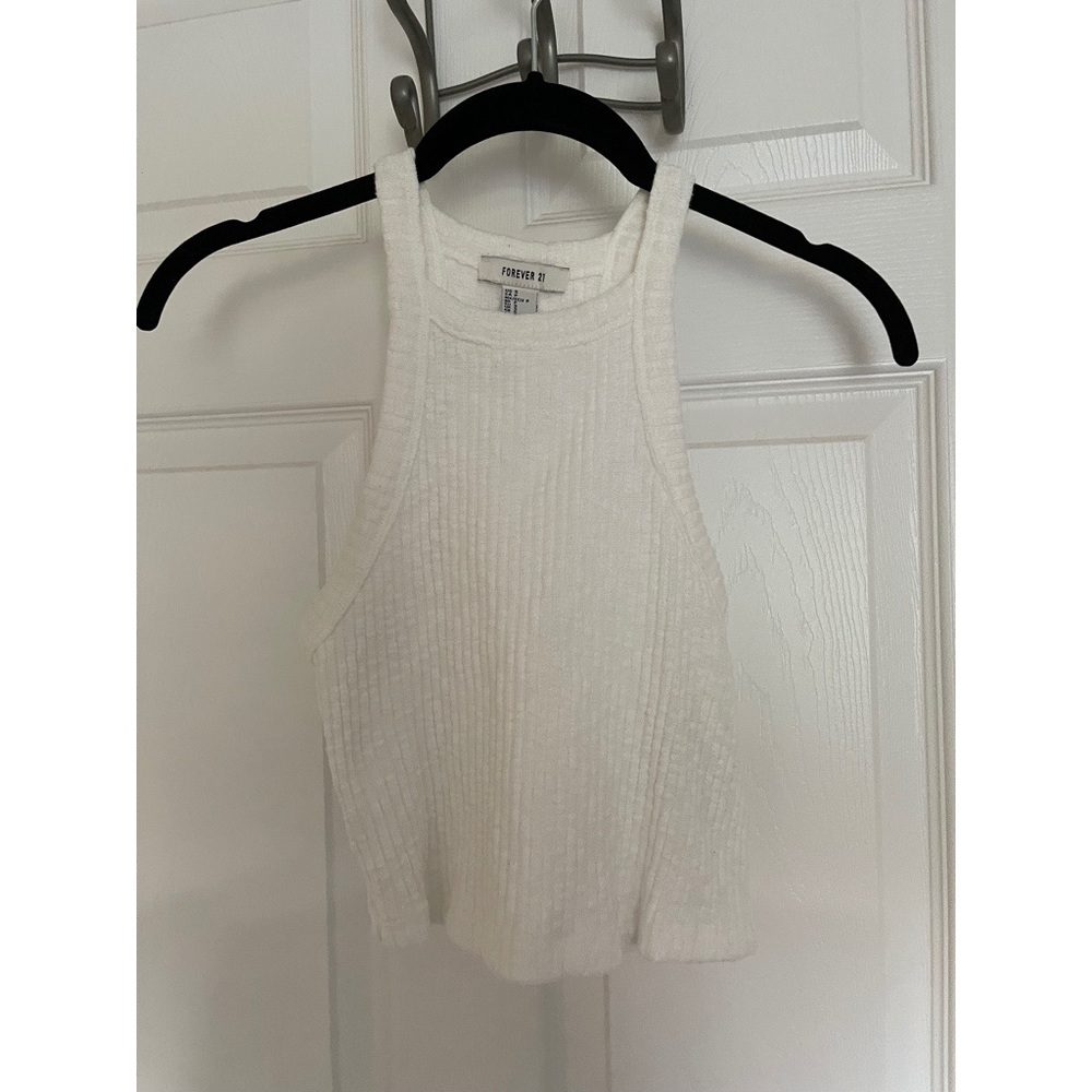 Forever 21 White Crop Top